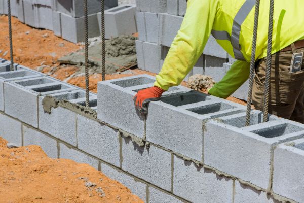 Concrete Blocks Installation in Galveston