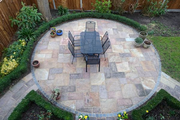Stone Patio Repair in Galveston