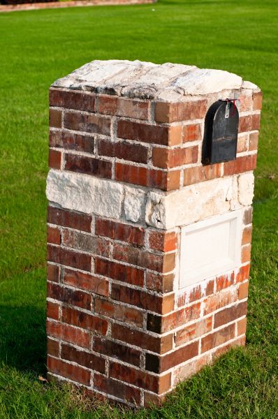 Brick Mailbox Installation in Galveston