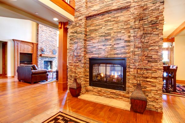Stone Hearth Installation in Galveston