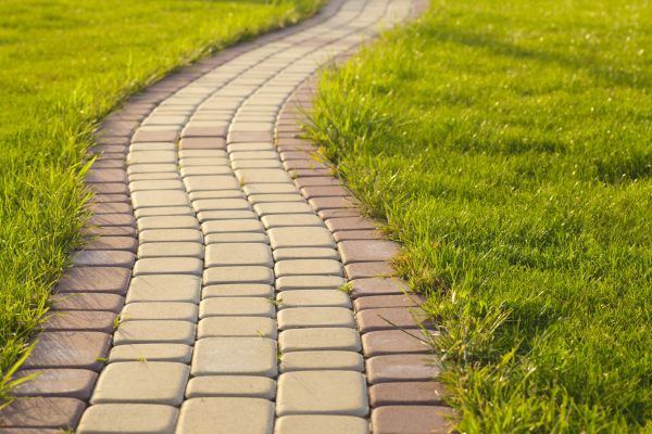 Sidewalk Brick Repair in Galveston