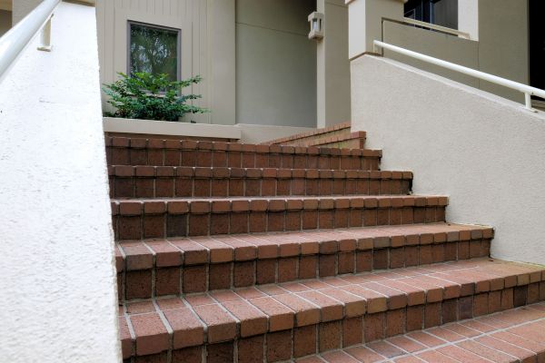 Entryway Brick Repair in Galveston